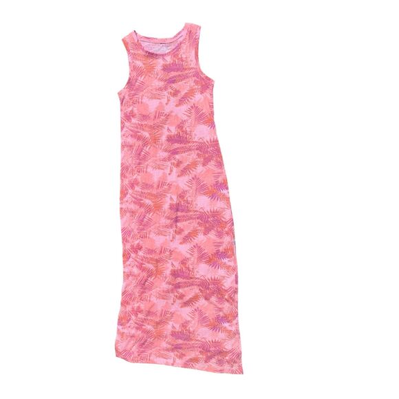 Eddie Bauer Dresses & Skirts - Eddie Bauer, Women's Maxi Dress, Pink & Purple Leaf Print, XS, Used